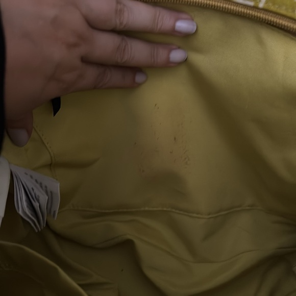 Petunia Pickle Bottom City Carryall in Chartreuse Sunlit Stockholm colorway - Picture 7 of 10